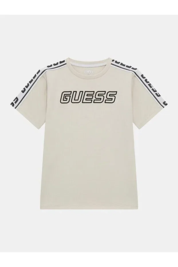 Детская футболка для мальчиков с принтом Guess, Beige