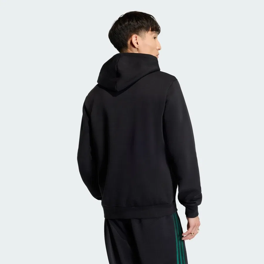 Худи с капюшоном из флиса с монограммой Originals KD1358 adidas, Черный — фото 2
