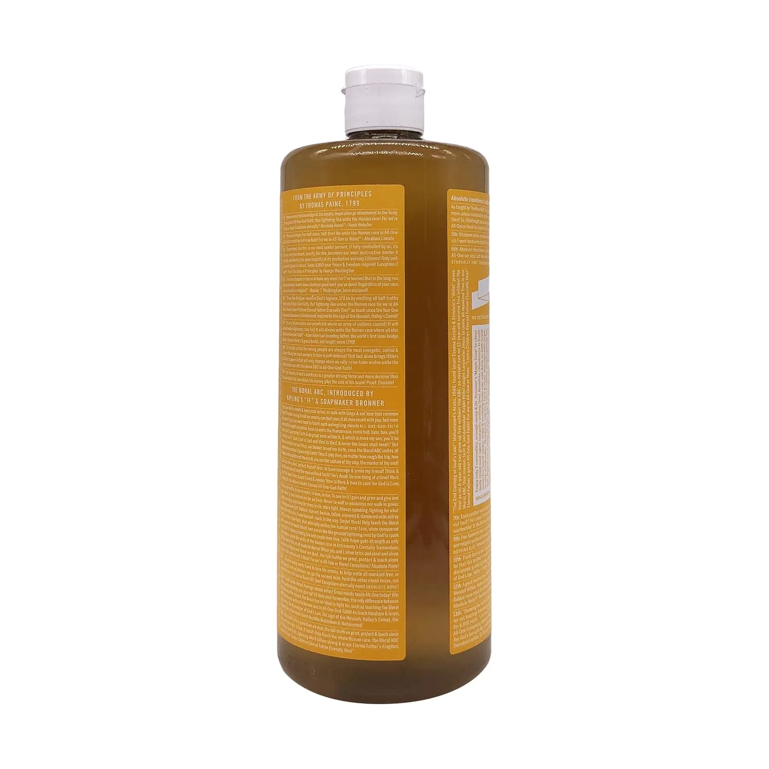 Жидкое мыло Dr. Bronner's Organic Citrus Orange Pure-Castile, 946 мл — фото 3
