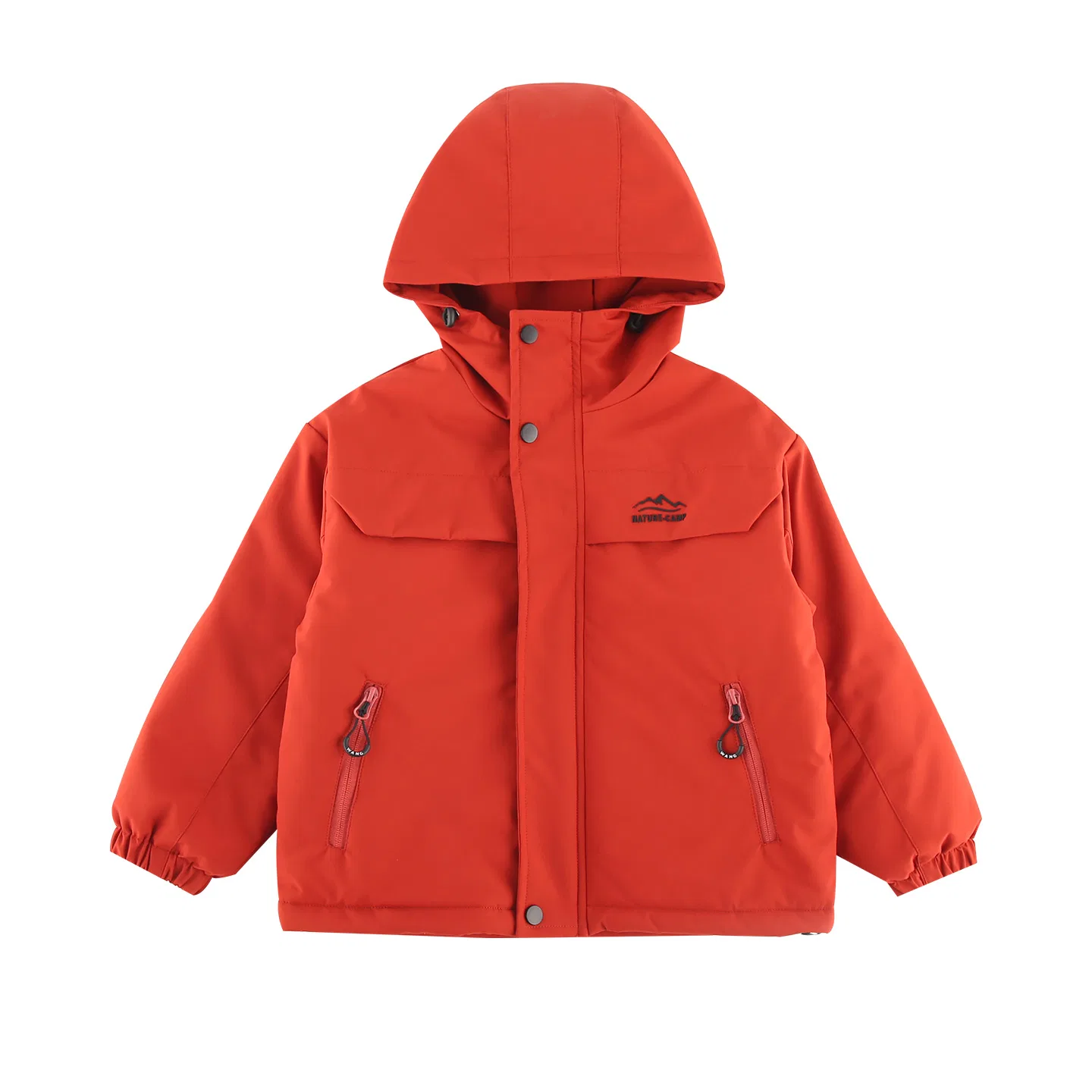 Детская ветровка для мальчиков с капюшоном Windbreaker Jacket Teenagers PLANDOO, Red