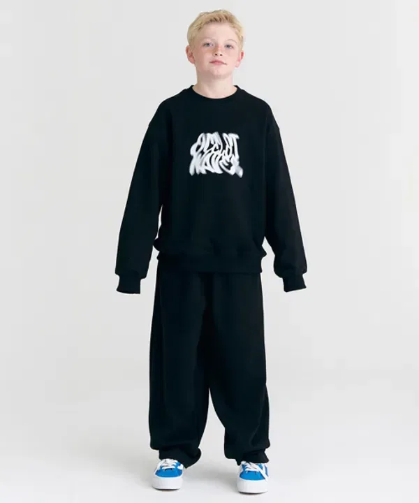 Комплект из футболки и брюк с твистером, F12 Ocelot Junior, черный — фото 3