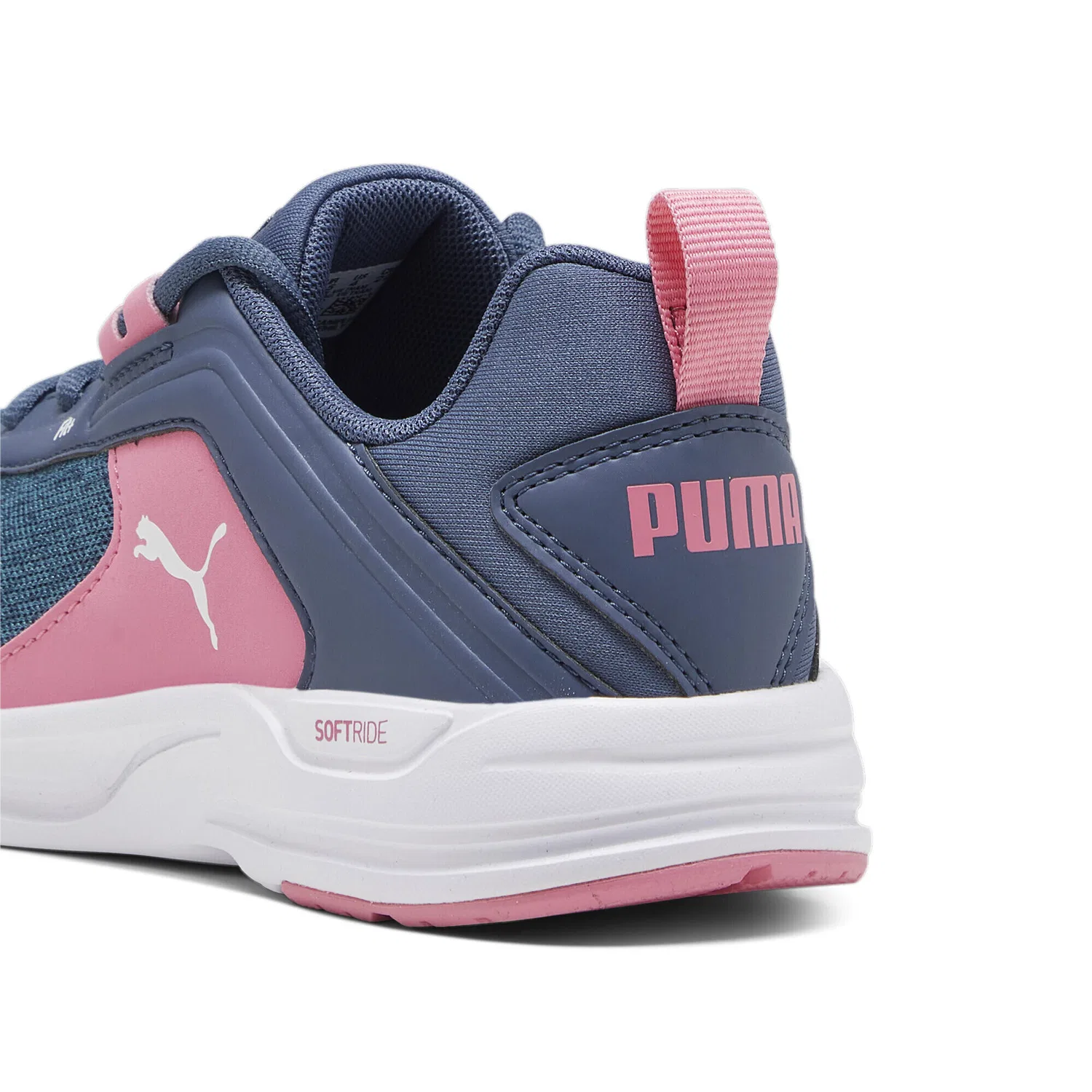 Детские кроссовки с системой шнуровки FIT+ Comet 2 Alt Puma, Inky Blue Strawberry Burst Pink — фото 2