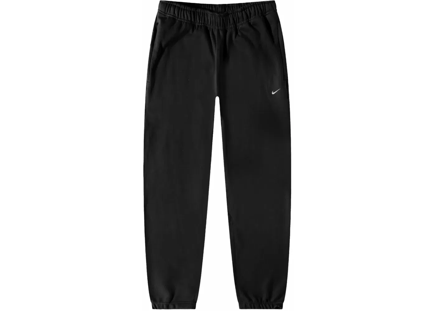 Мужские спортивные штаны из флиса Nike Solo Swoosh, Черный/Белый