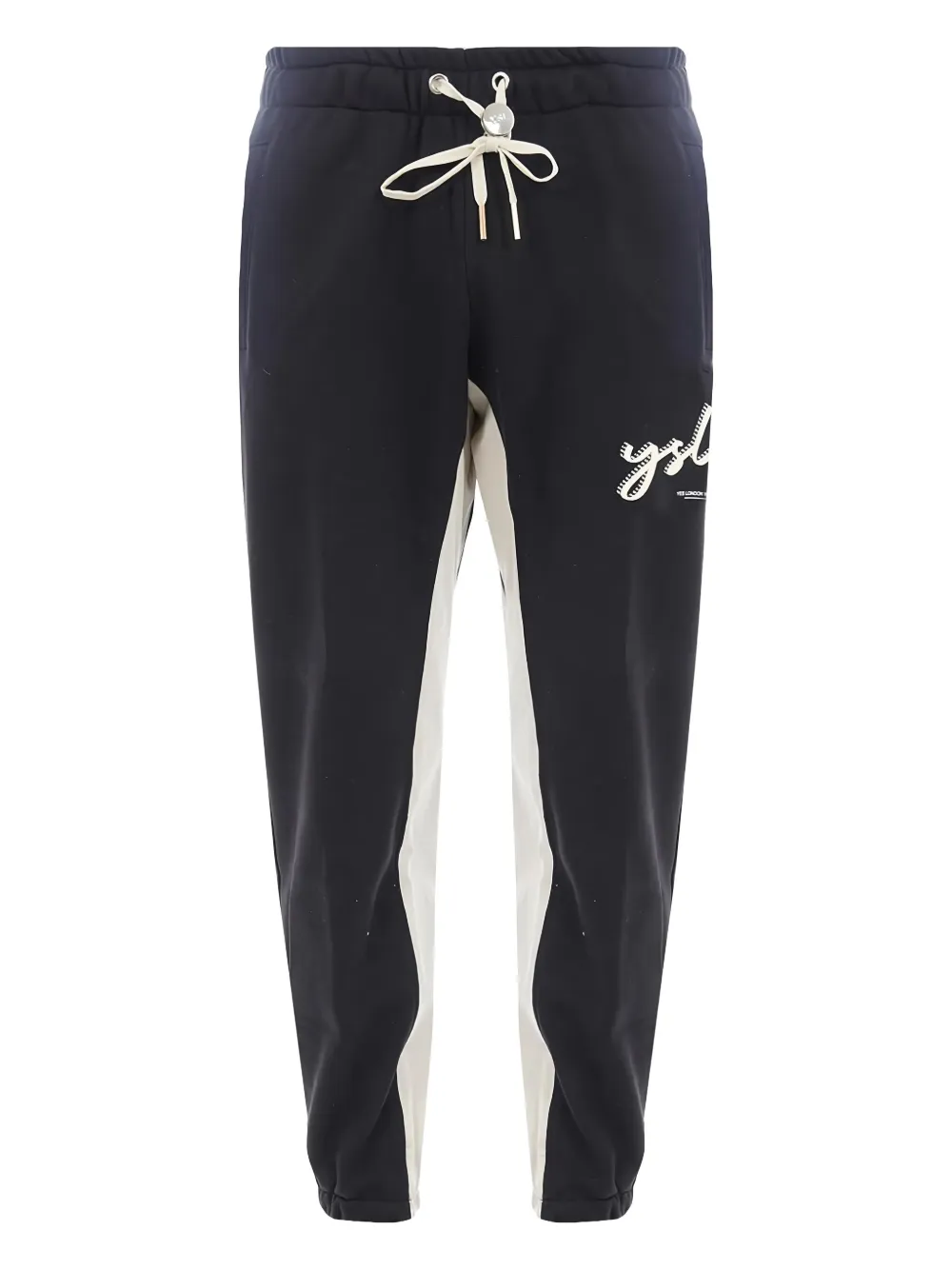 

Спортивные брюки с кулиской и вставками Yes London, черный