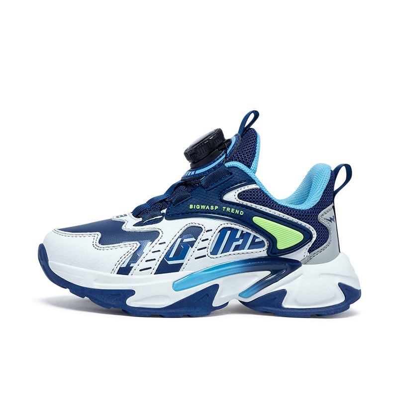 

Детские повседневные кроссовки Low-Top Kids BIG WASP, черно-серые, из зимнего длинноволокнистого хлопка