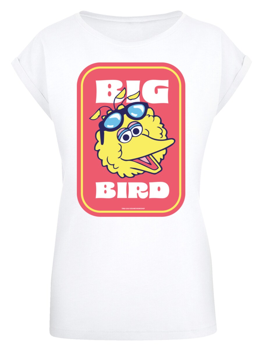 

Футболка F4NT4STIC Shirt Sesame Street Bilbo Big Bird Sticker, белый