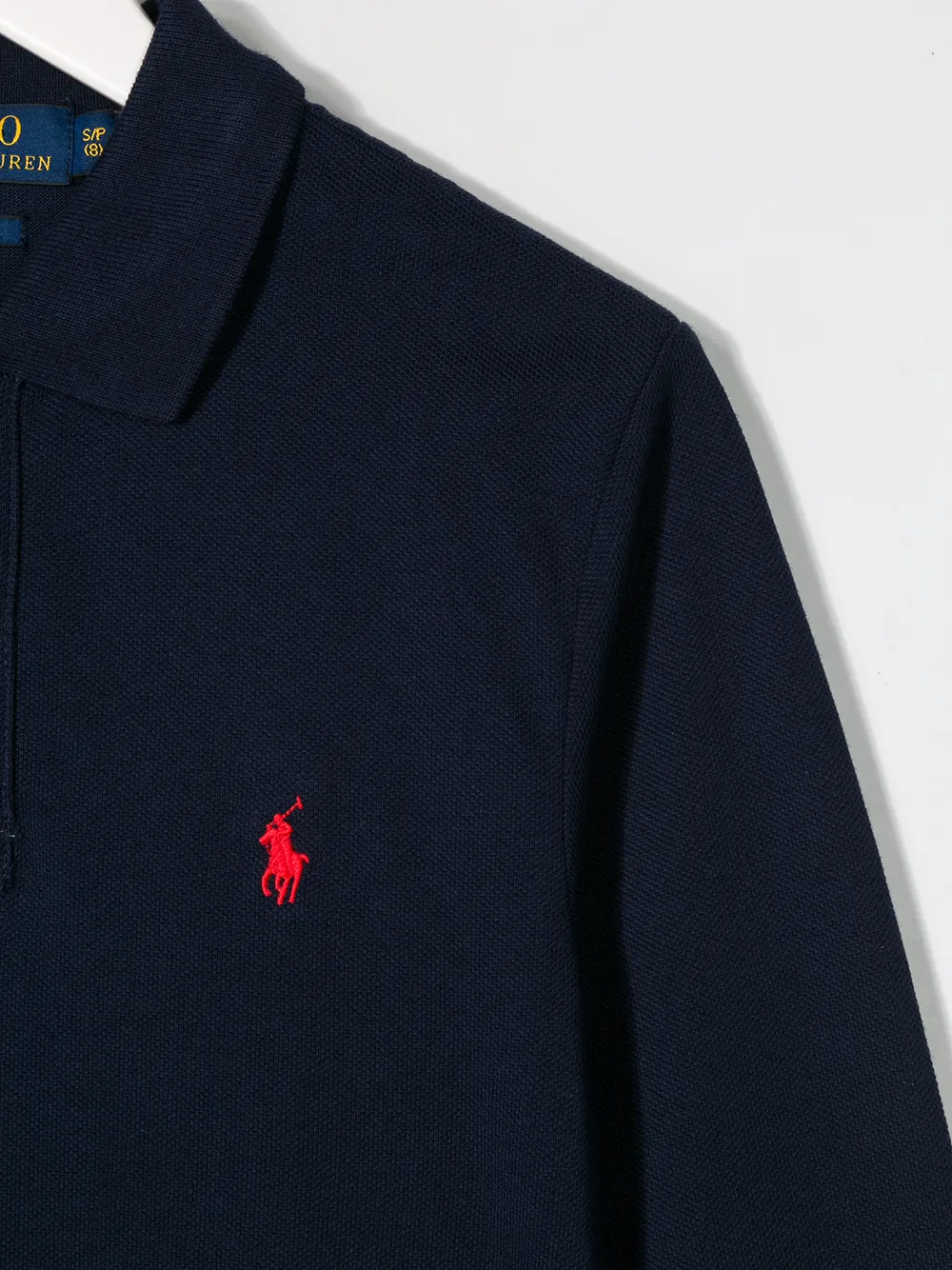 Футболка-поло с вышитым логотипом POLO RALPH LAUREN KIDS, синий — фото 3