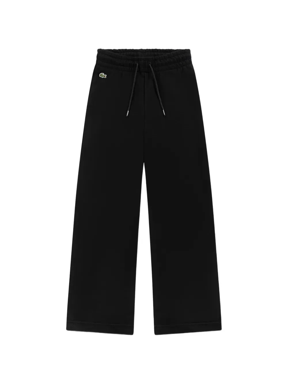 Повседневные брюки с завязками и логотипом Lacoste Kids, черный