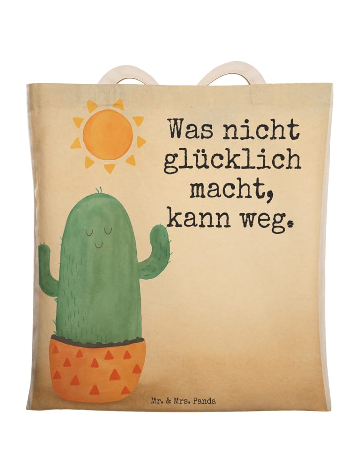 

Mr. & Mrs. Panda Пакет для покупок с изображением кактуса и солнца, надписью белого цвета