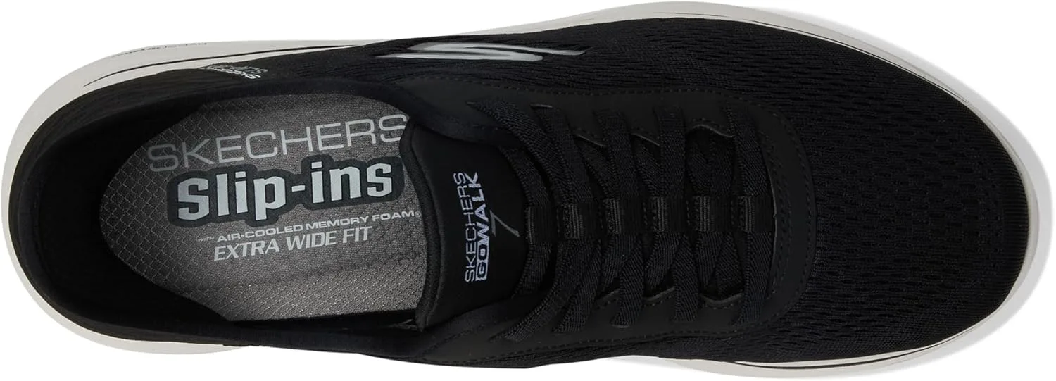 Мужские кроссовки Skechers Go Walk 7-Free Hand 2, белый/черный — фото 3