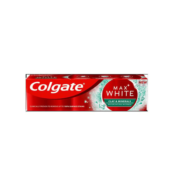 

Зубная паста Colgate Max Белая глина и минералы 75 мл