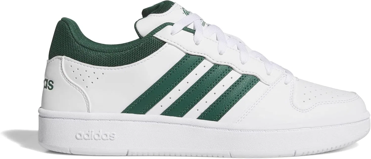 Классические баскетбольные кроссовки Adidas унисекс, Ftwr White Collegiate Green Ftwr White — фото 2