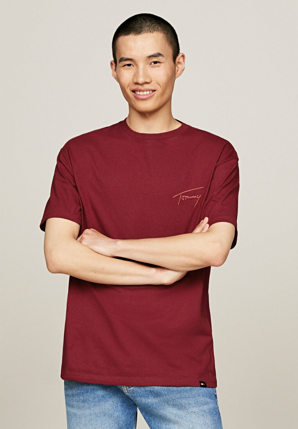 

Базовая футболка SIGNATURE EXT Tommy Jeans, фиолетовый