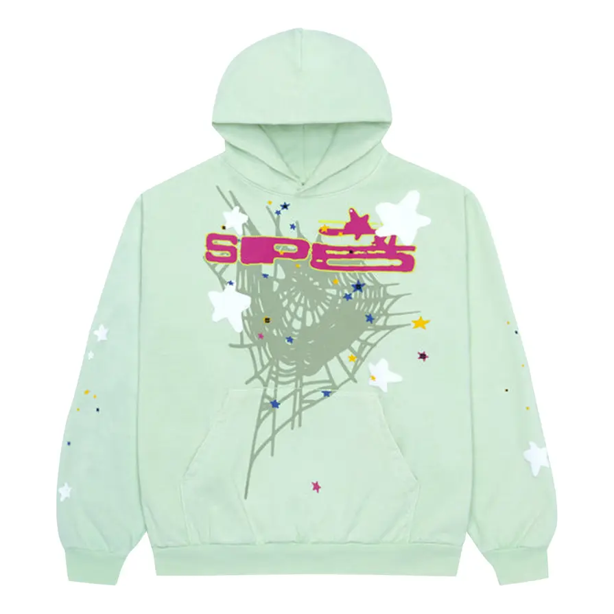 

Худи Sp5der Hoodie 'Mint', зеленый