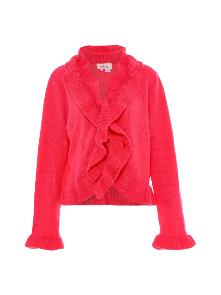 

Женский кардиган розового цвета faina