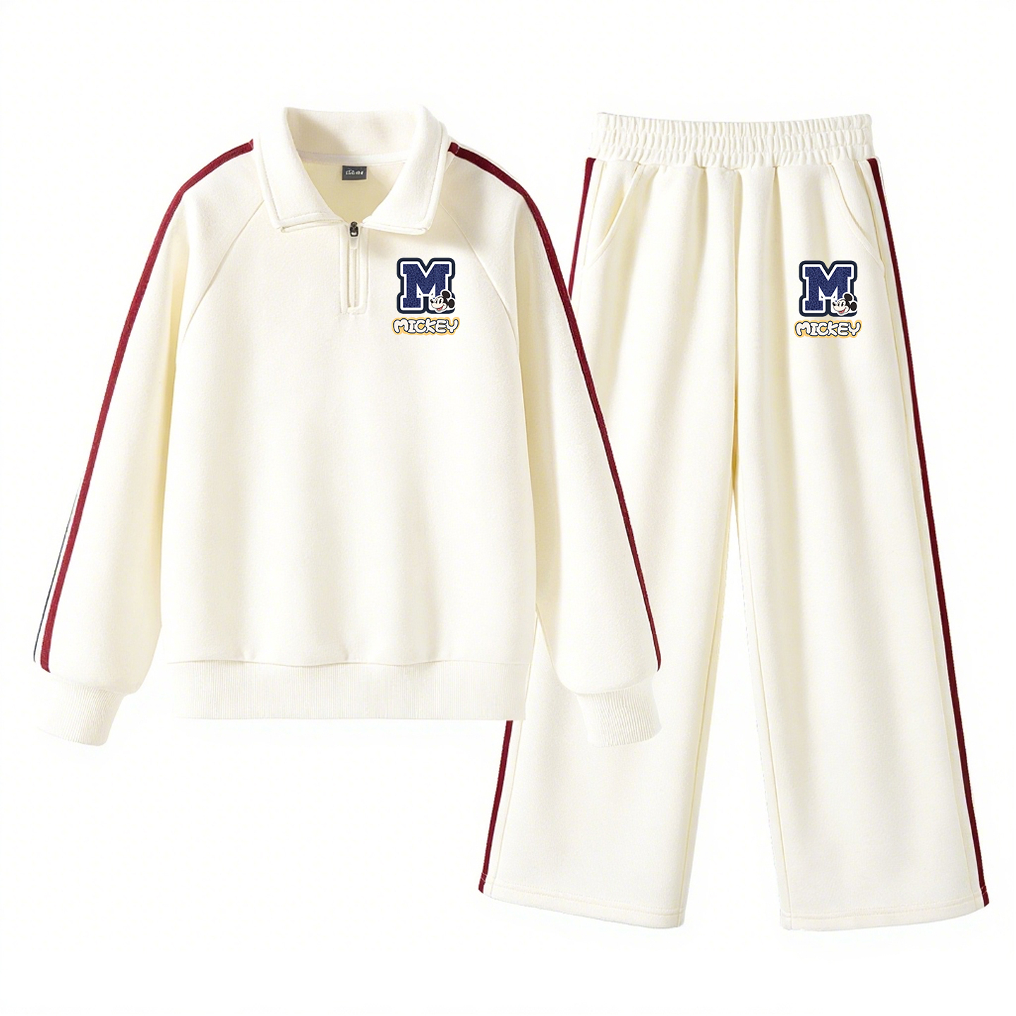 

Повседневная спортивная одежда для детей 3-7 лет Disney, слоновая кость