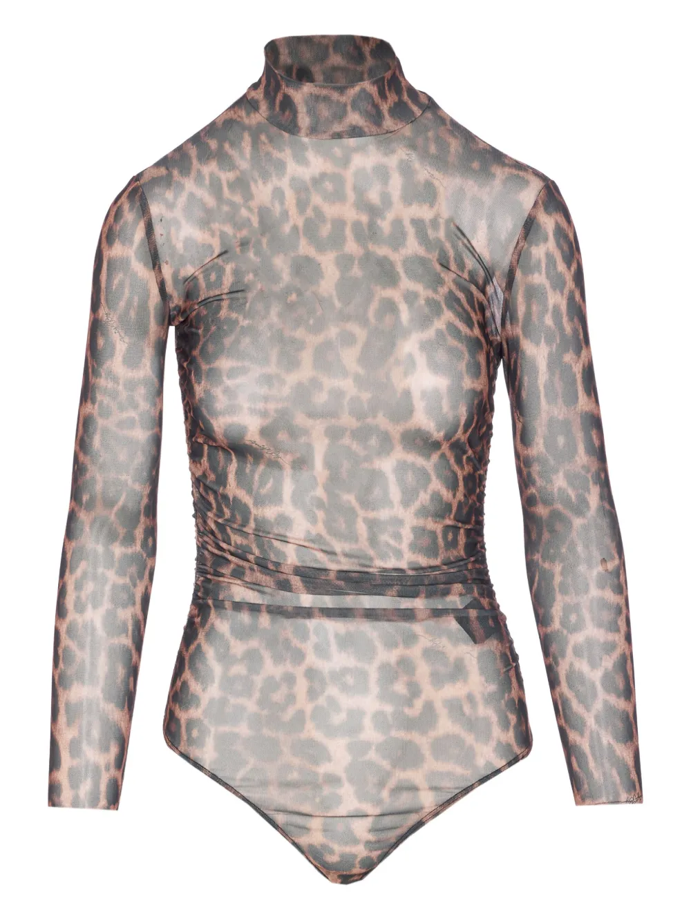 

Боди с анималистичным принтом Aniye By, коричневый