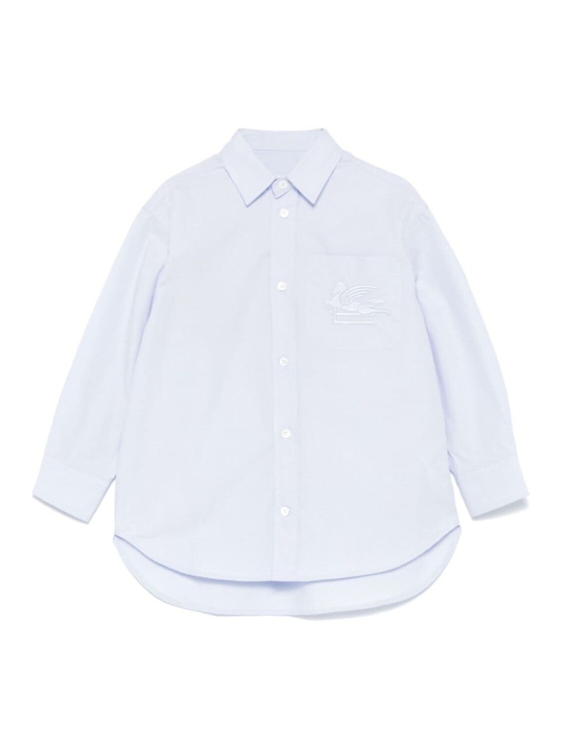 

ETRO KIDS рубашка с мотивом Пегаса, синий