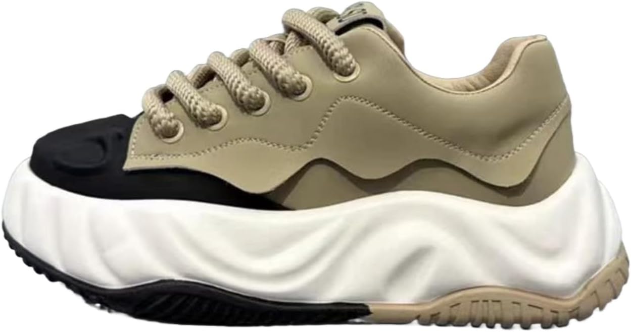 

Мужские модные кроссовки с массивной подошвой, стильная повседневная обувь- идеально для прогулок по городу, отдыха и ежедневной носки Kpdwfms, коричневый