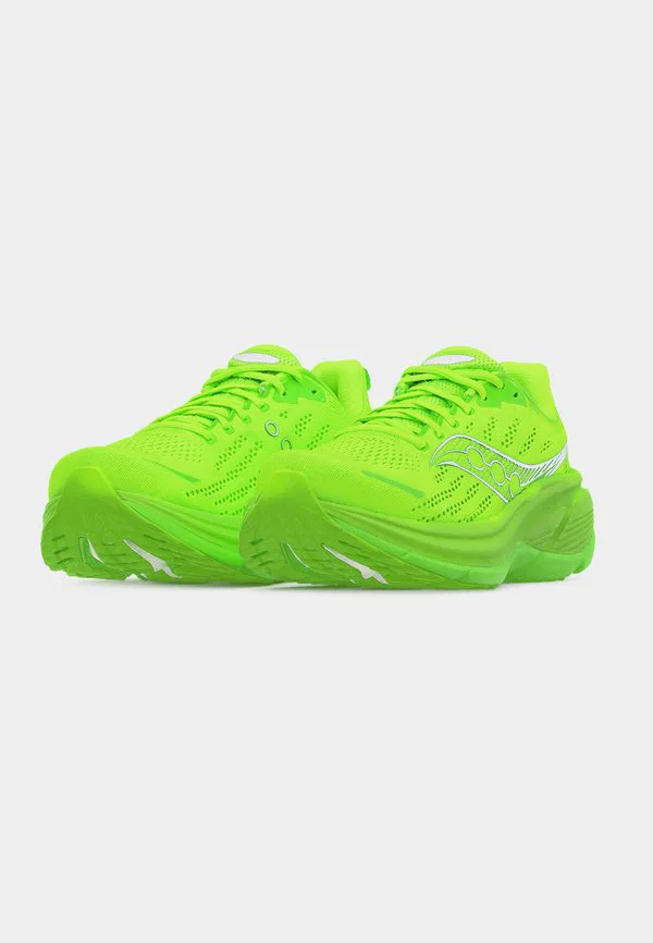 Кроссовки для бега по шоссе hurricane 25 Saucony, Slime/Silver-Coloured — фото 3