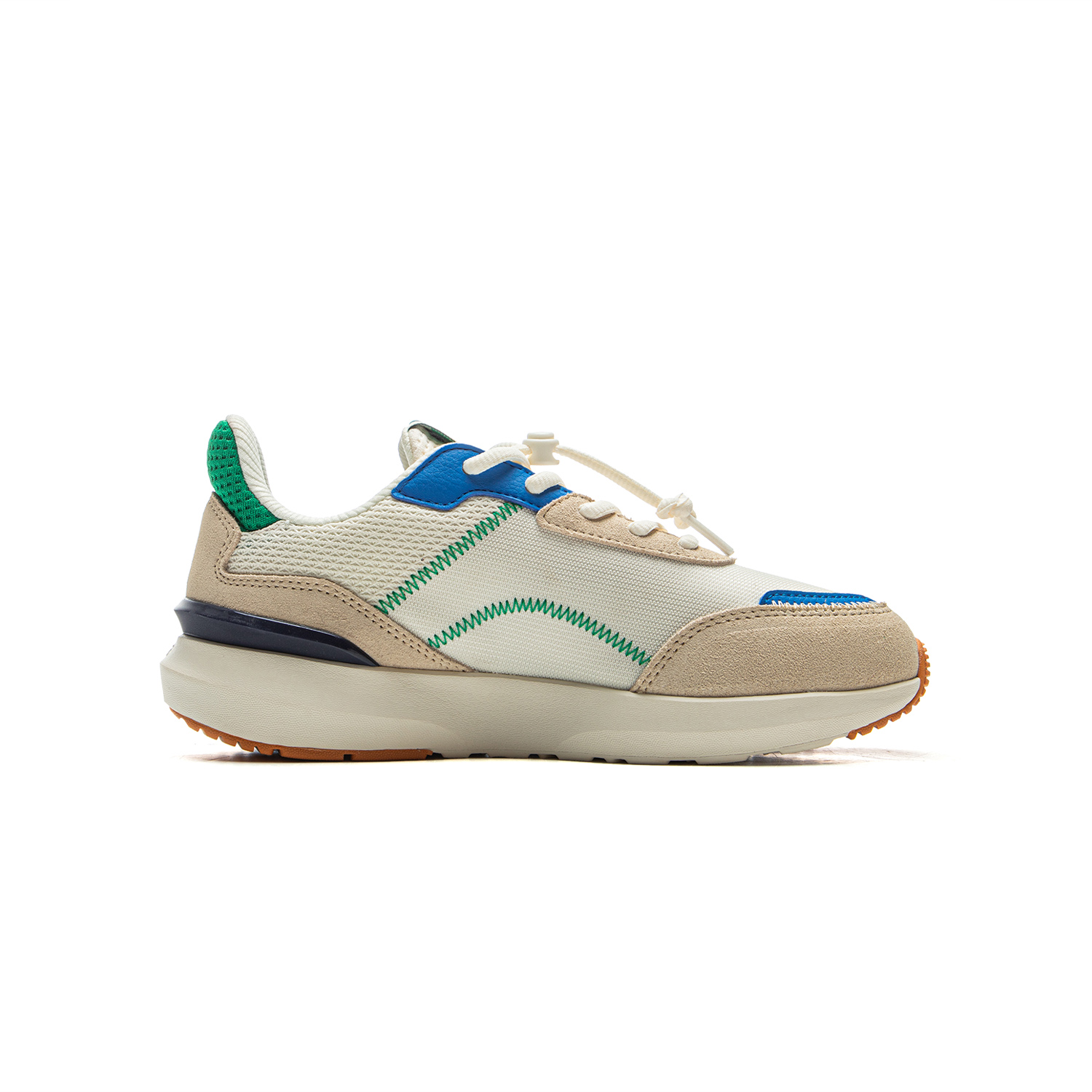 LINING YOUNG Амортизаторы Rebound Low Top детские повседневные кроссовки Ecru — фото 3