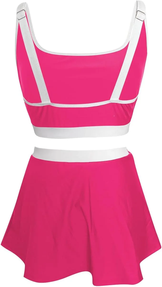 Купальник для женщин Sporty High Waisted с юбкой — фото 4