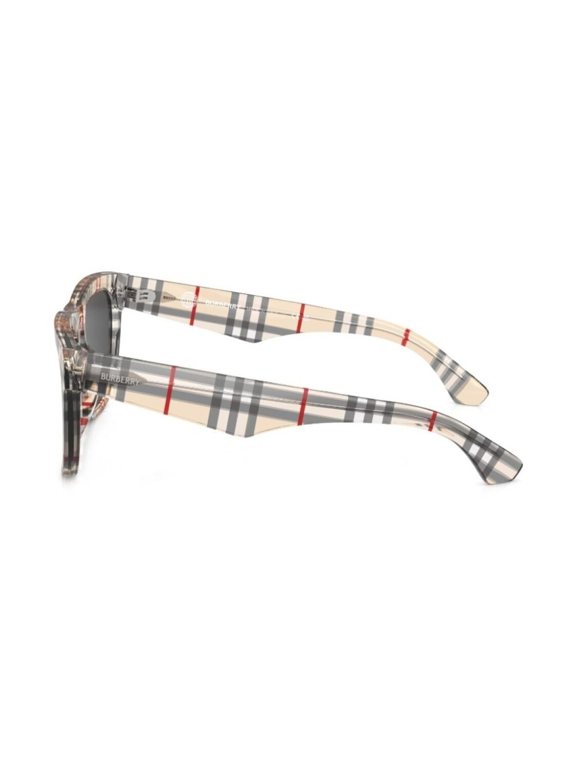 Burberry Eyewear солнцезащитные очки в клетку Vintage Check, нейтральный цвет — фото 3