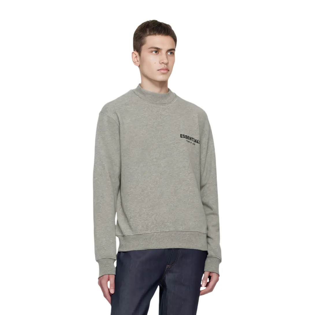 Женская водолазка SS22 Fear Of God Essentials, Темный Овёс — фото 4