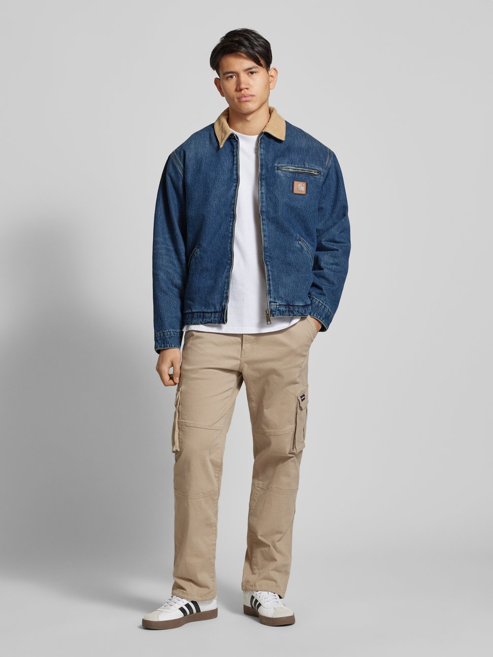 

Джинсовая куртка с карманом на молнии Carhartt Work In Progress