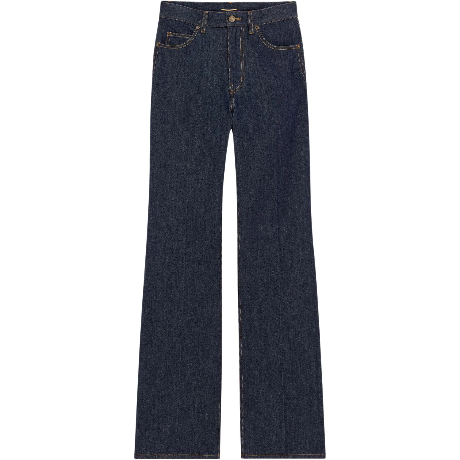 Джинсы клеш SAINT LAURENT Midnight Washed Blue