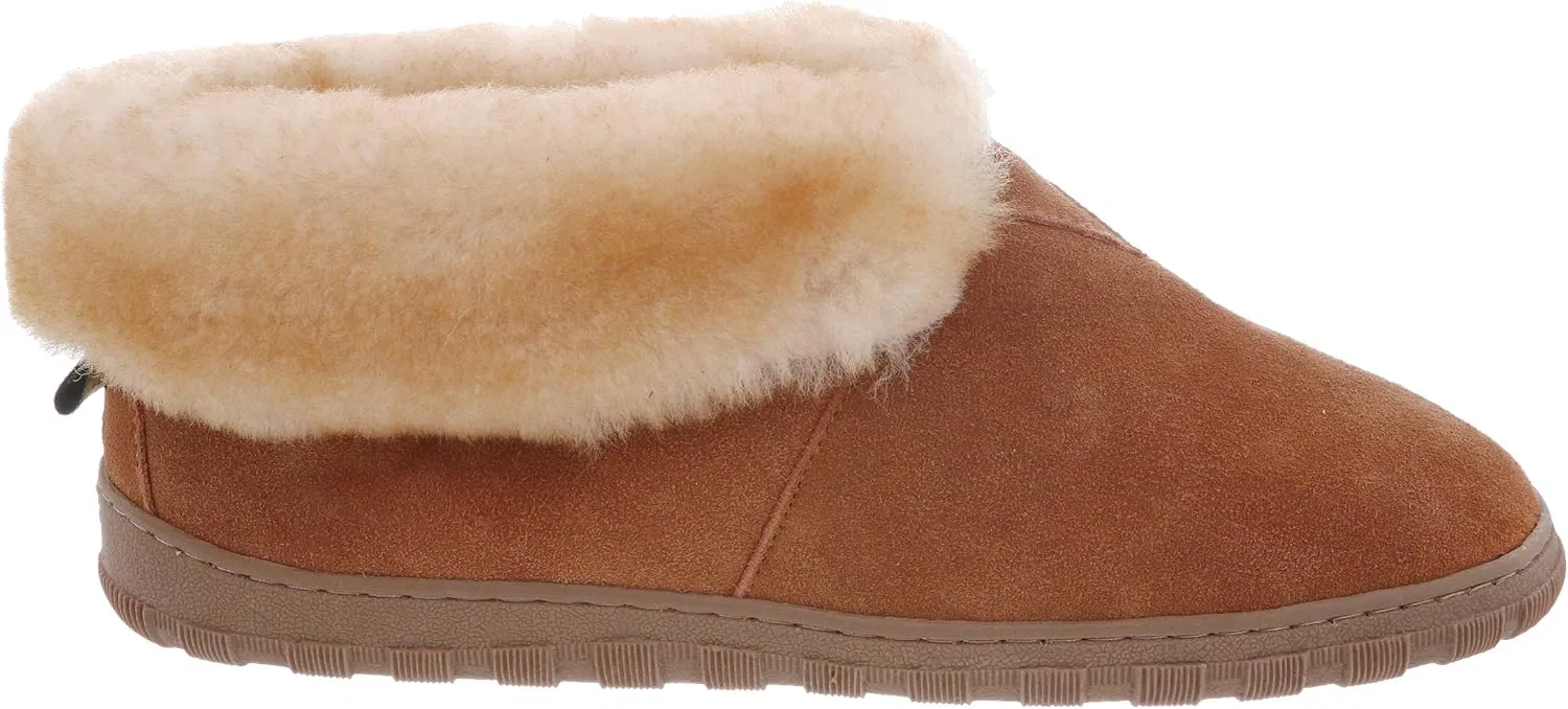 Rj's Fuzzies Мужские тапочки Cloud Nine из овечьей кожи, коричневые — фото 3