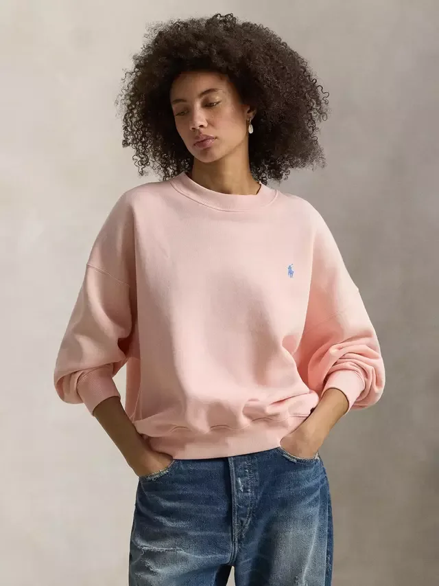 Флисовая толстовка с логотипом Polo, розовый песочный цвет Ralph Lauren