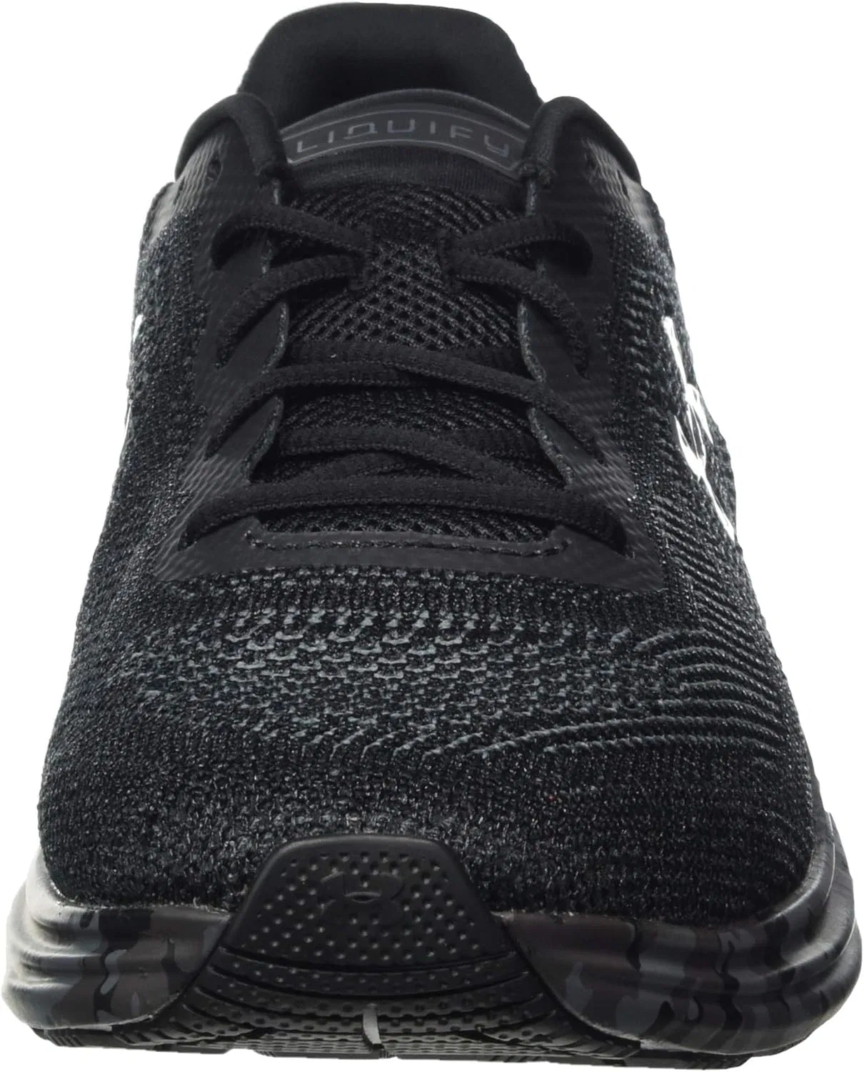 Мужские беговые кроссовки Under Armour Liquify Print, Black Black Pitch Grey 001 — фото 2