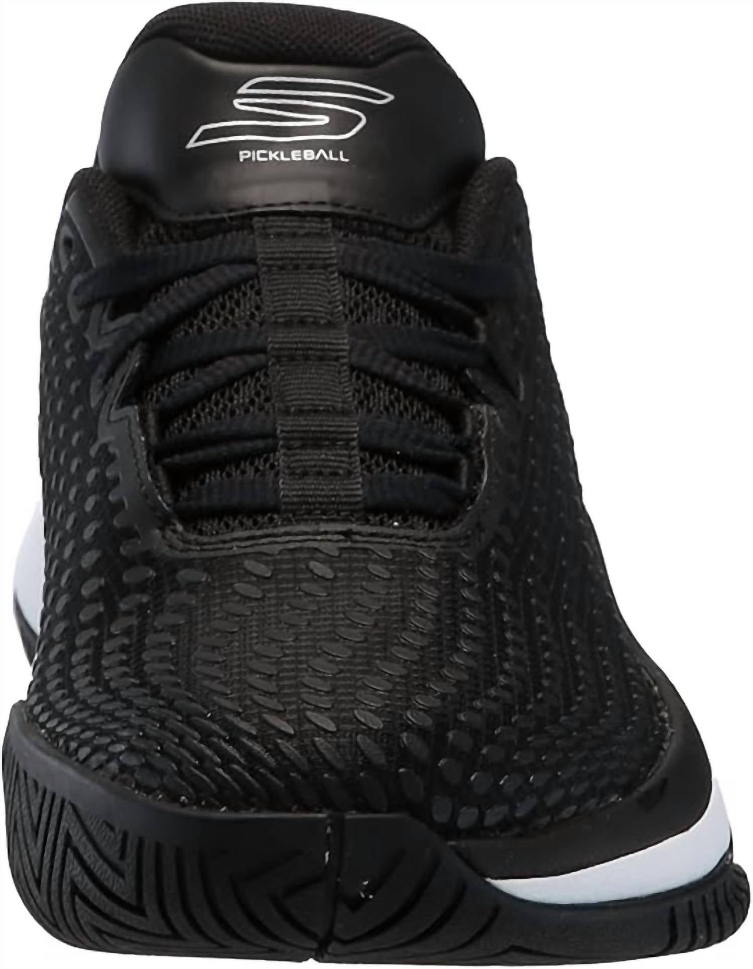 Женские кроссовки Viper Court для пиклбола черные Skechers — фото 2