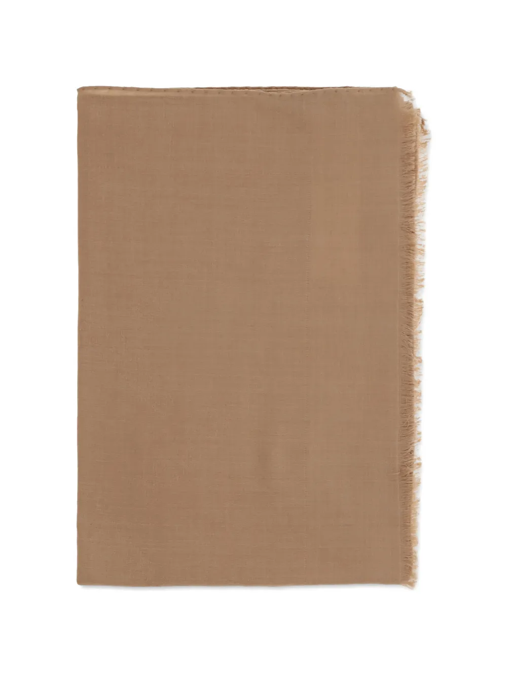 

Шарф Mazzinnia с бахромой Max Mara, коричневый