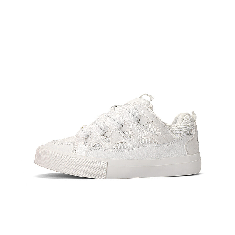 

Скейтбордические кеды Dream M Series Unisex Low-Top Pearl White Miniso
