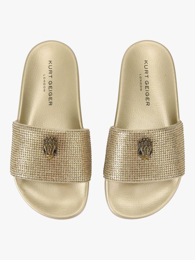 Сандалии Meena Eagle Slider Kurt Geiger London, Gold — фото 3