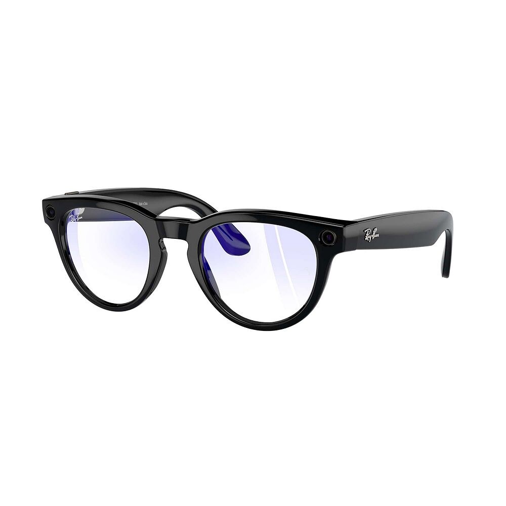 

Круглые солнцезащитные очки Ray-Ban Meta Headliner 0RW4009 50 мм, цвет Matte Black