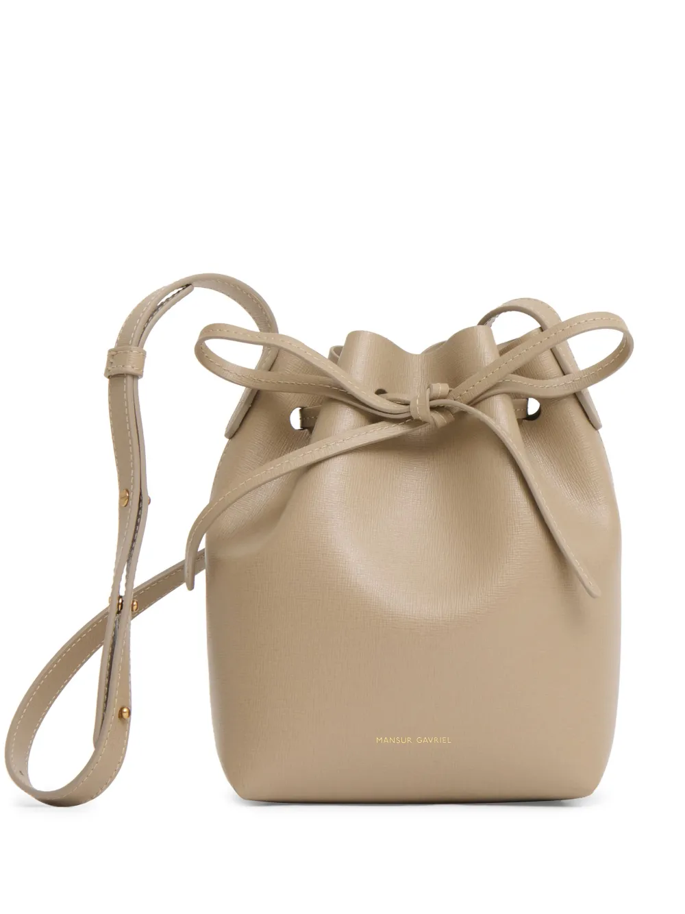 

Сумка-ведро размера мини Mansur Gavriel, серый