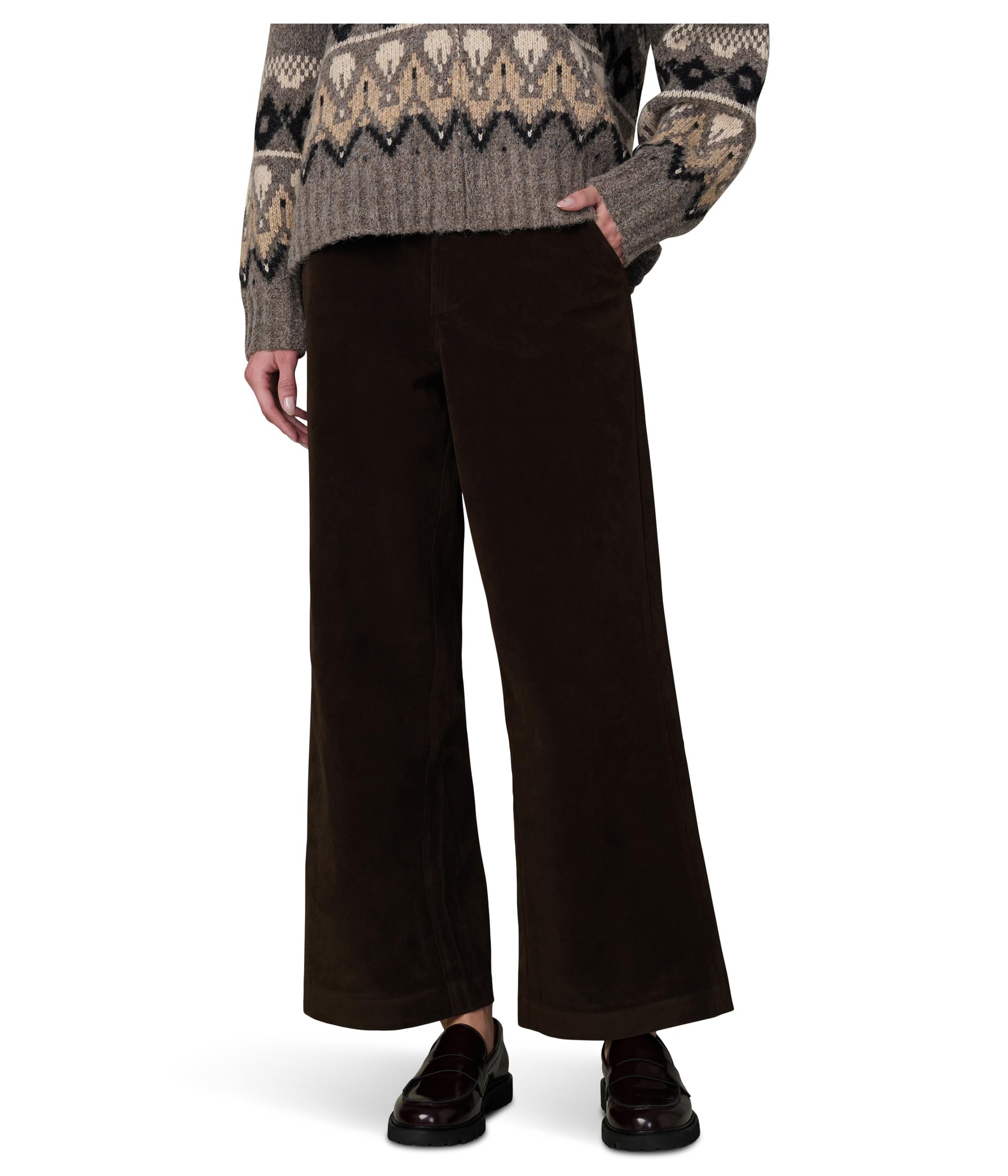 

Джинсы Joe's Jeans The Mia Ankle Vegan Suede, цвет Dark Chocolate