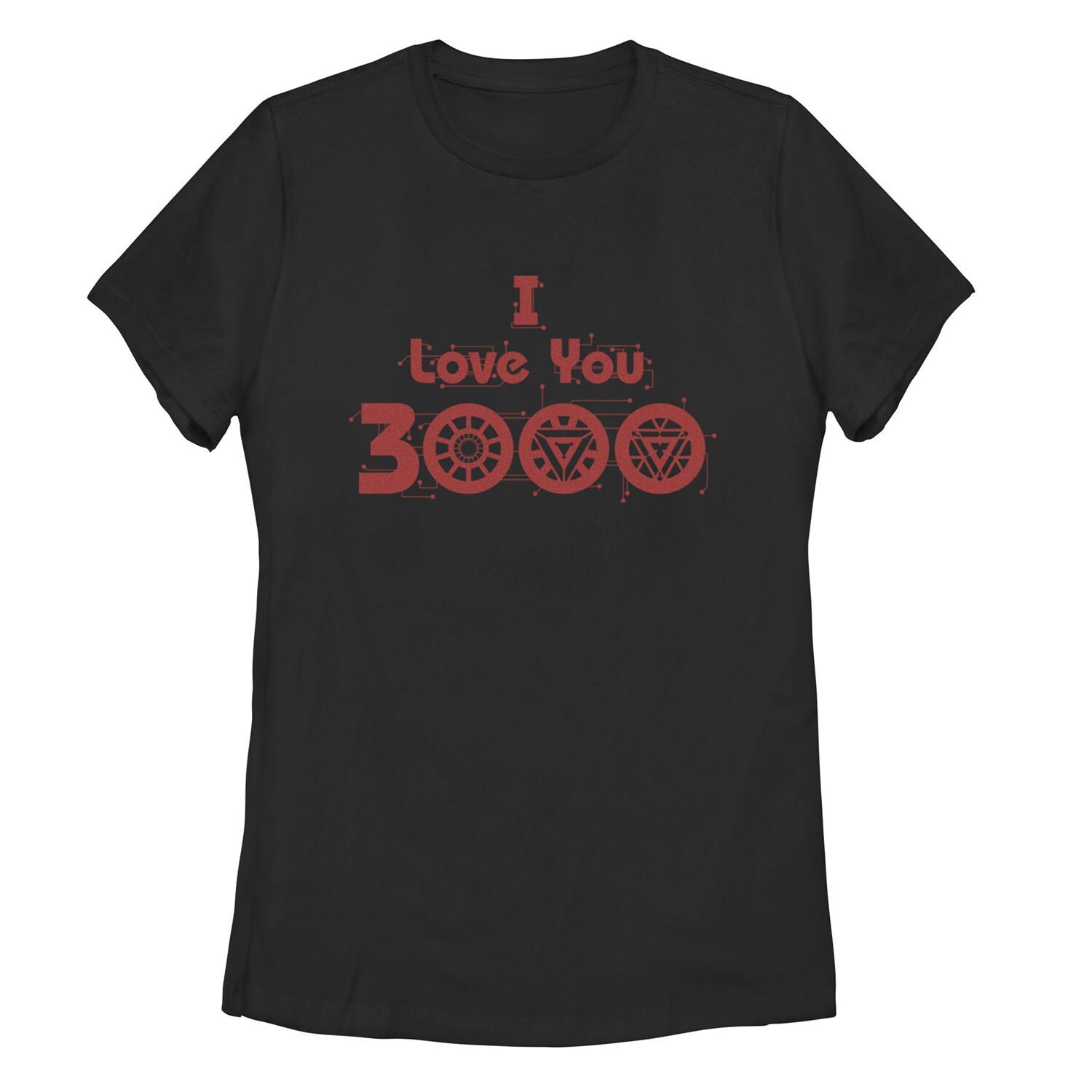 

Футболка для юниоров Marvel I Love You 3000 Arc Reactors Licensed Character