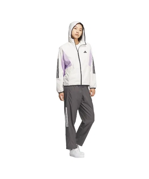 Ветровка Adidas Team Loose Fit белая — фото 2