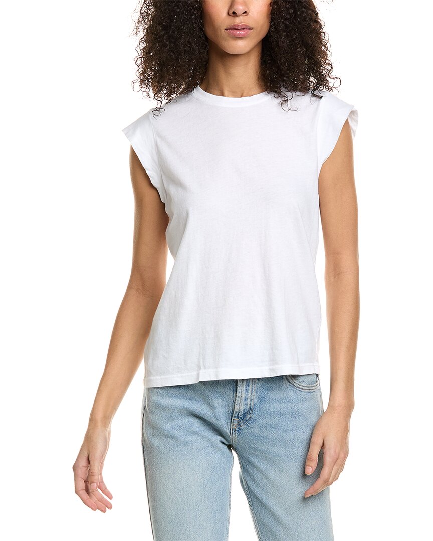 

Футболка Michael Stars Joey с рельефными плечами, белый