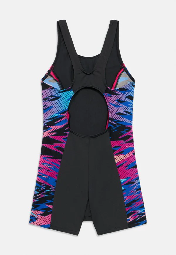 Купальник hyperboom splice muscleback legsuit Speedo, Anthracite/Margarita Pink — фото 2
