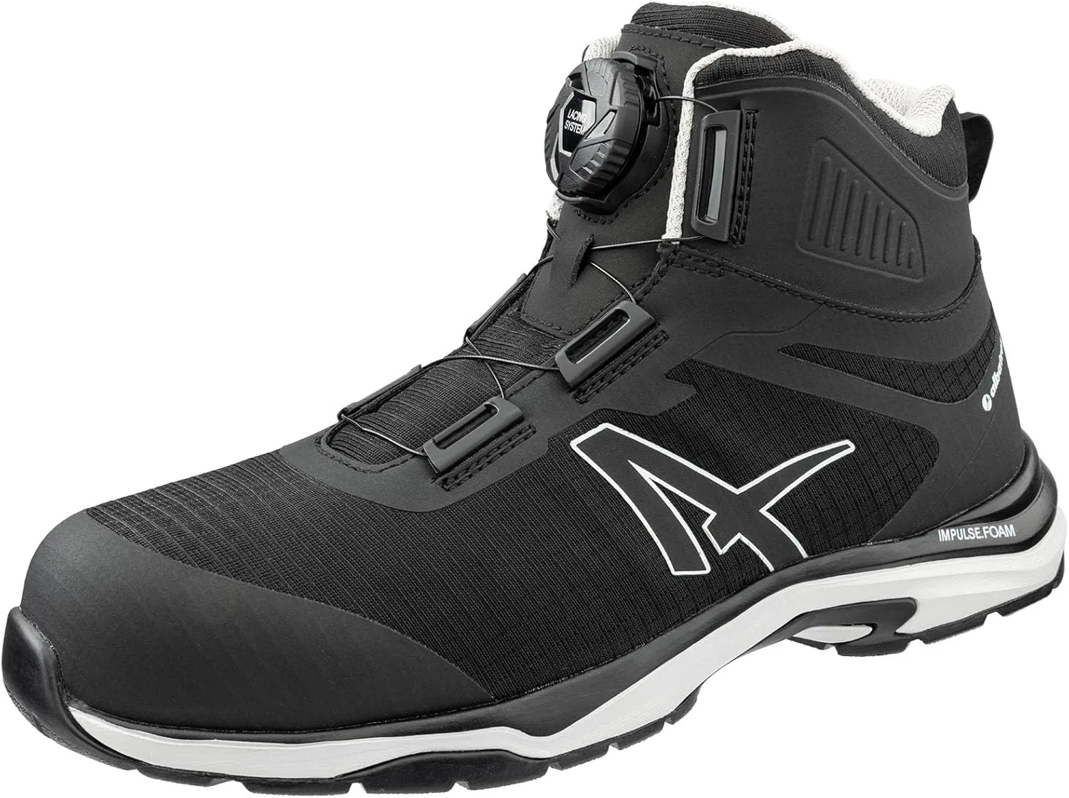 Защитная обувь ALBATROS Trailmaster Mid S3S ESD FO HRO SR для мужчин, нескользящая, без металлических вставок из стекловолокна, Black Quicklock