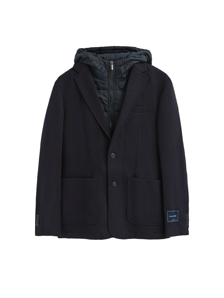 

Пиджак стандартного кроя Polo Club, темно-синий