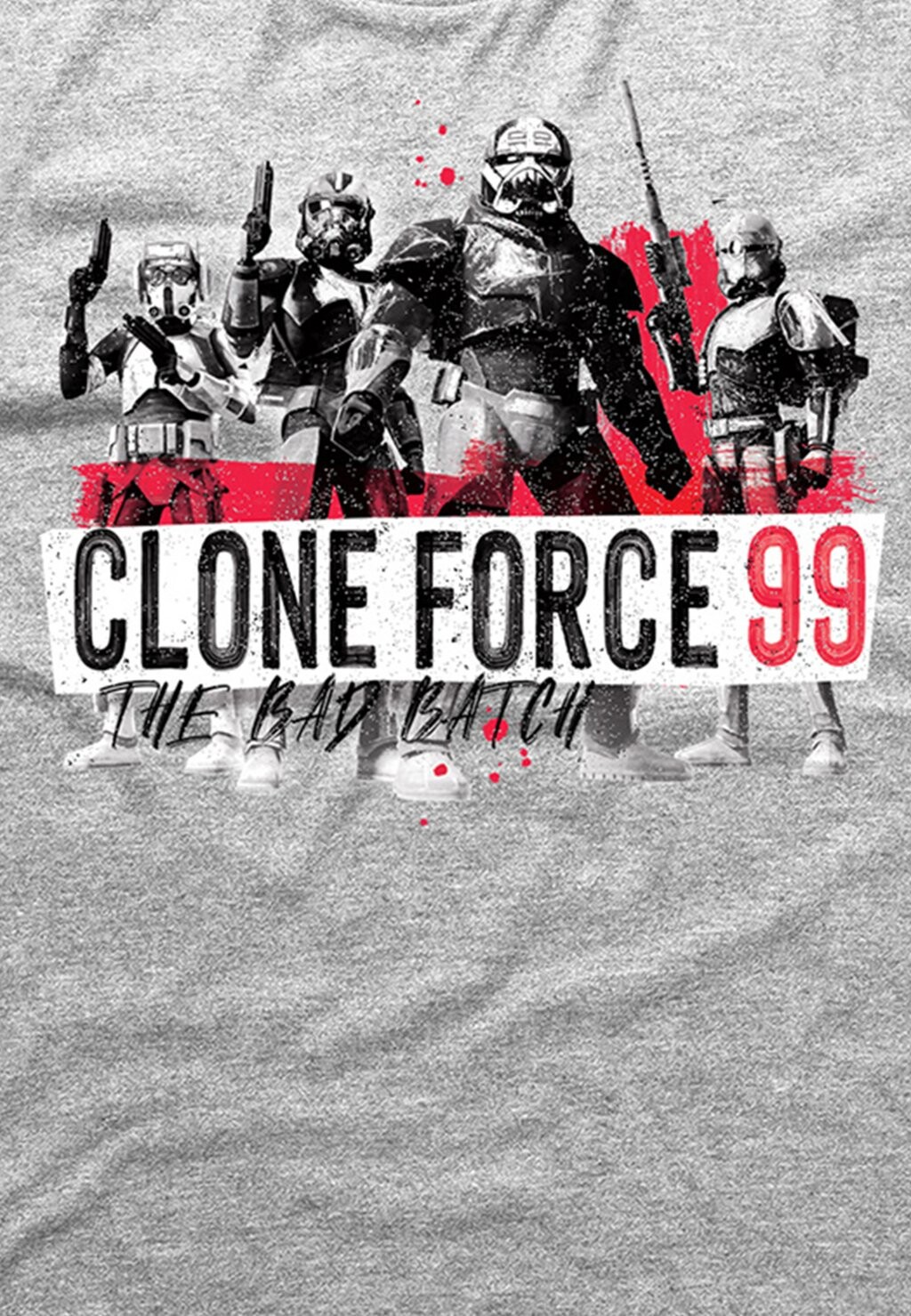 

Футболка с принтом STAR WARS CLONE FORCE 99 Henry Tiger, цвет Mottled Light Grey
