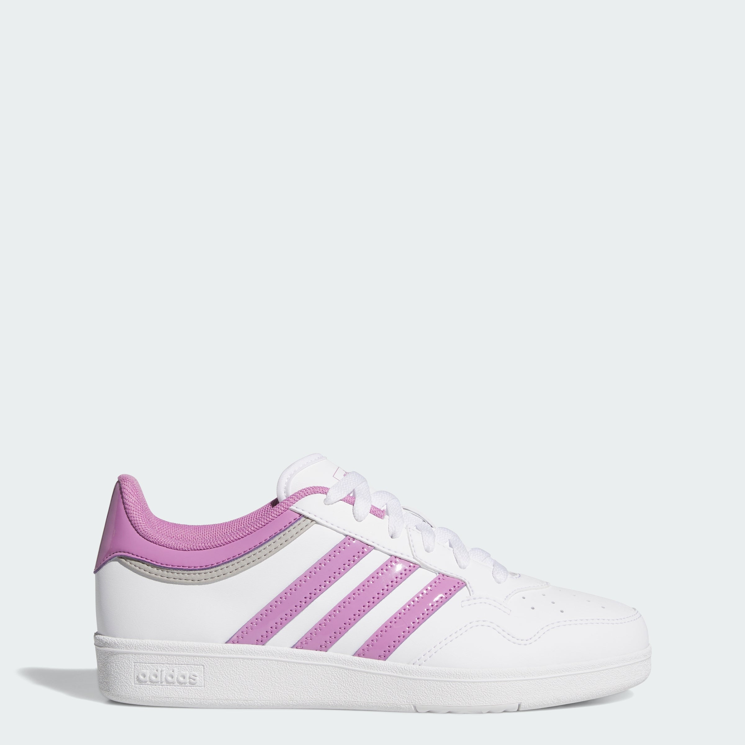 Женские кроссовки Adidas Hoops 4.0, белый/фиолетовый/серый