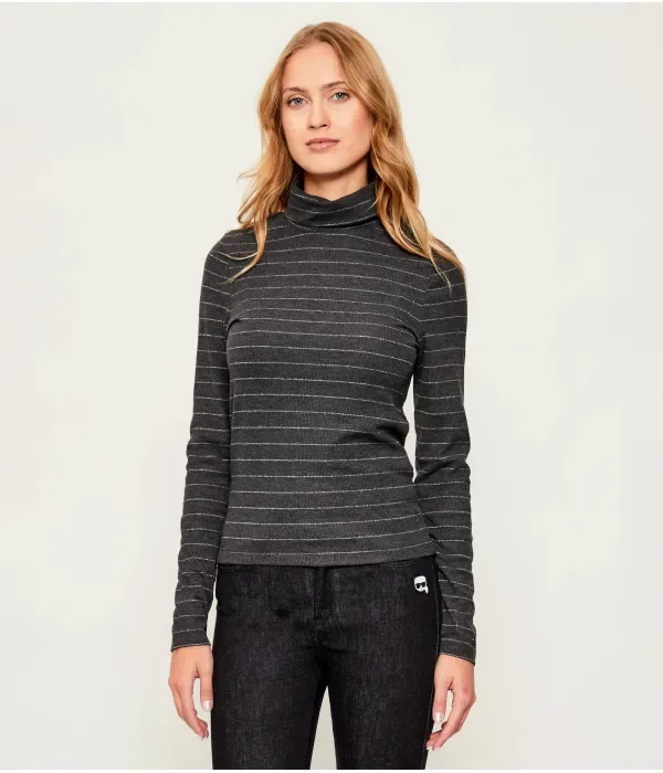 Водолазка slim fit Tommy Hilfiger, графитовый
