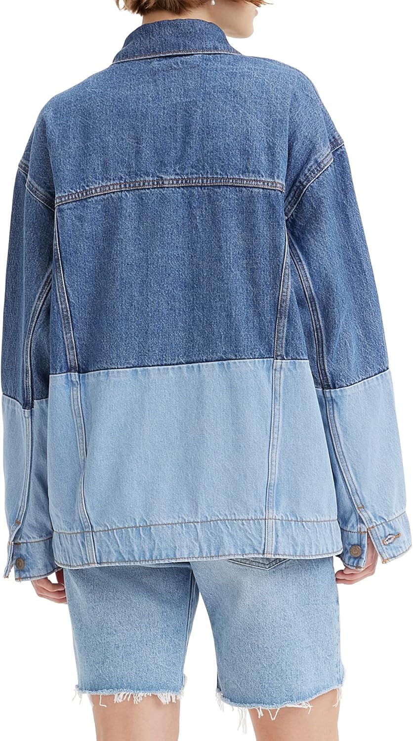 Levi's Женская свободная куртка-тракер, (New) Light Indigo Worn in — фото 2